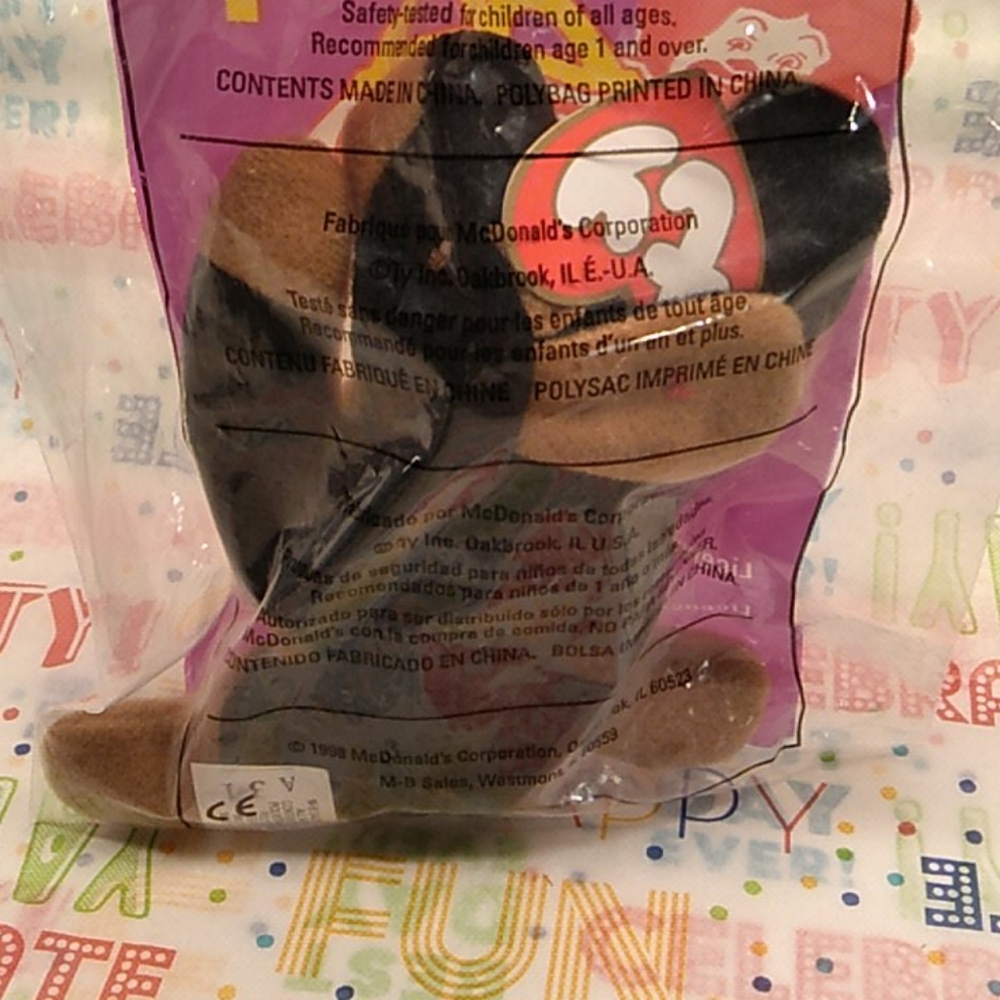 1998 MCDONALD'S DOBY BEANIE BABY TY